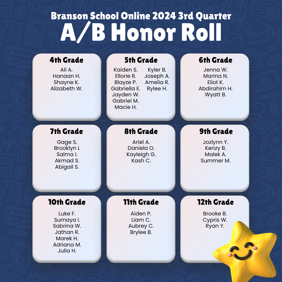3rd Quarter AB Honor Roll